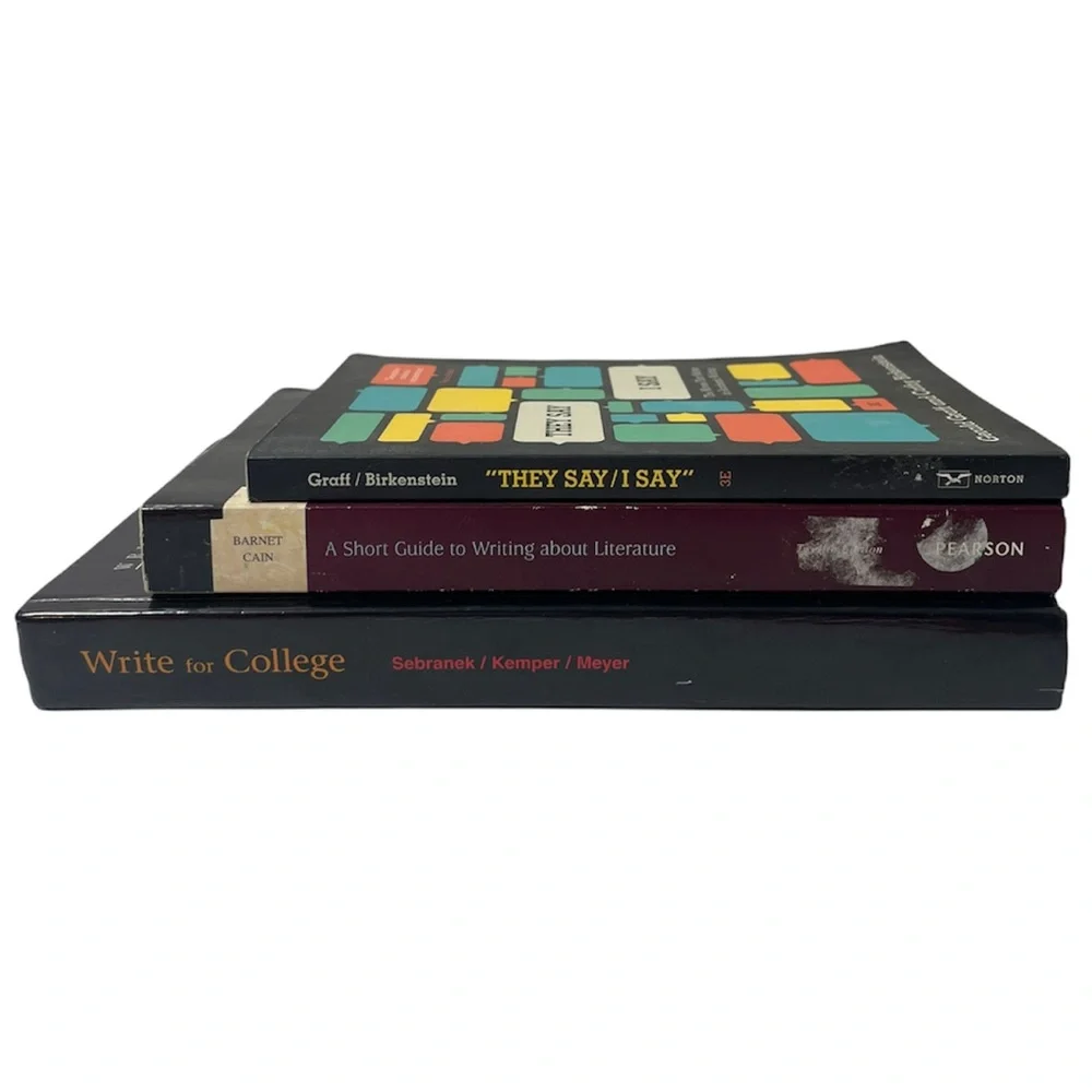 College Writing Book Bundle They Say I Say Write For College Lit Guide / Office